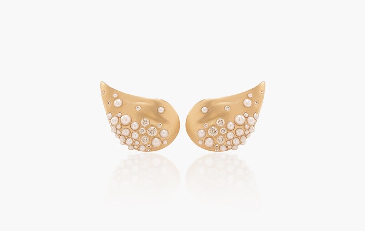 DROP SHINE LOBE EARRINGS